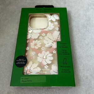 Kate spade iPhone 15 pro case floral